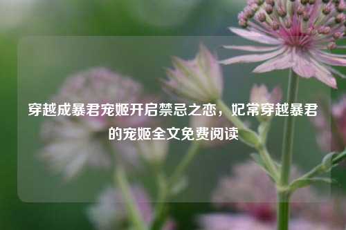穿越成暴君宠姬开启禁忌之恋，妃常穿越暴君的宠姬全文免费阅读