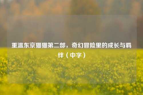 重温东京猫猫第二部，奇幻冒险里的成长与羁绊（中字）
