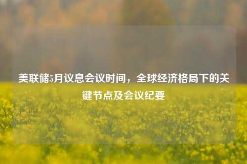 美联储5月议息会议时间，全球经济格局下的关键节点及会议纪要