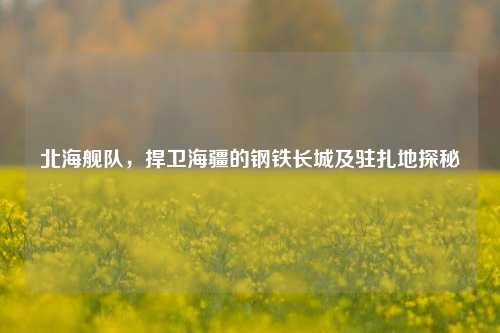 北海舰队，捍卫海疆的钢铁长城及驻扎地探秘