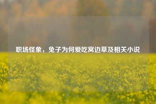 职场怪象，兔子为何爱吃窝边草及相关小说