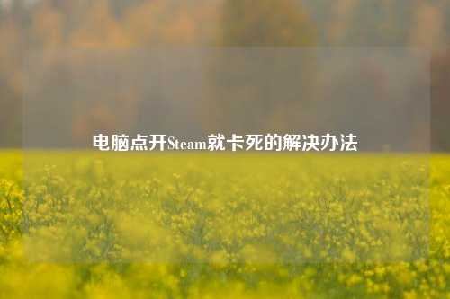 电脑点开Steam就卡死的解决办法
