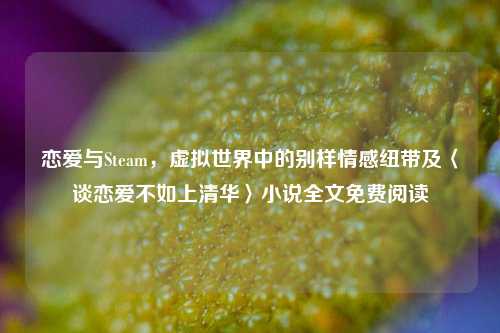 恋爱与Steam，虚拟世界中的别样情感纽带及〈谈恋爱不如上清华〉小说全文免费阅读