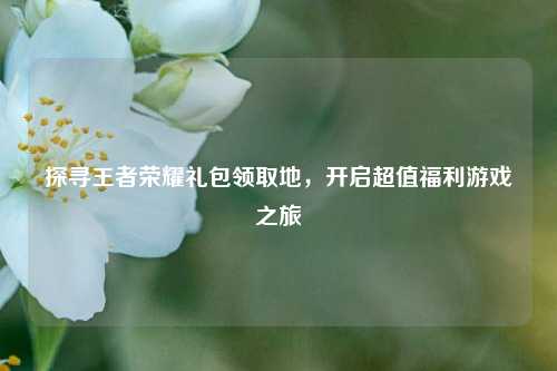 探寻王者荣耀礼包领取地，开启超值福利游戏之旅
