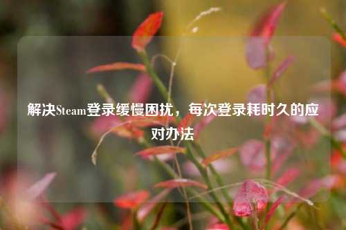 解决Steam登录缓慢困扰，每次登录耗时久的应对办法