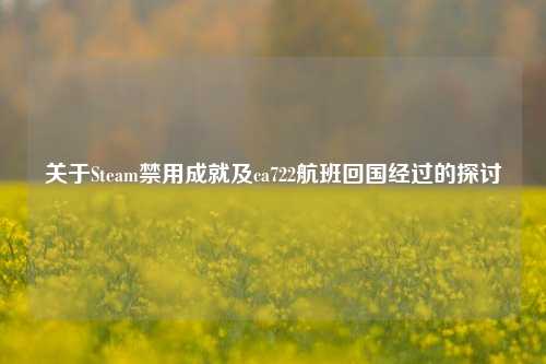 关于Steam禁用成就及ca722航班回国经过的探讨