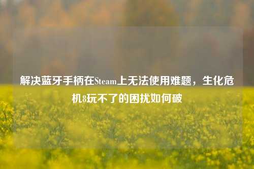 解决蓝牙手柄在Steam上无法使用难题，生化危机8玩不了的困扰如何破