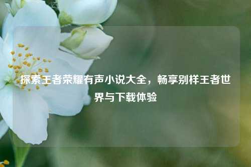探索王者荣耀有声小说大全，畅享别样王者世界与下载体验