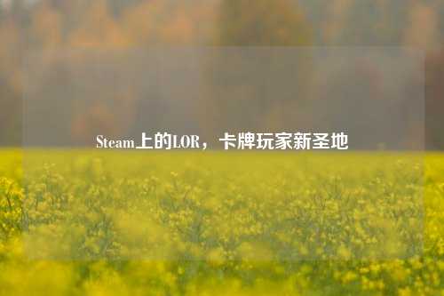 Steam上的LOR，卡牌玩家新圣地