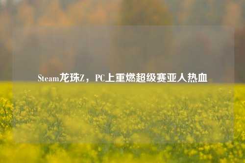 Steam龙珠Z,PC上重燃超级赛亚人热血