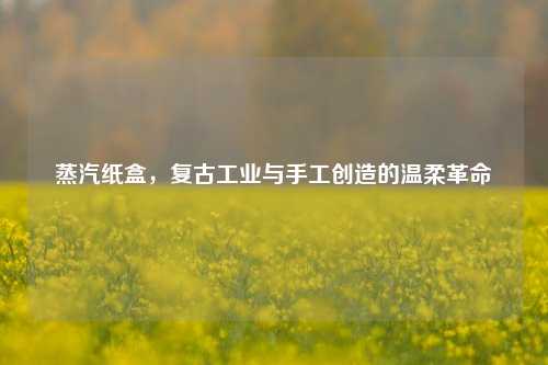 蒸汽纸盒,复古工业与手工创造的温柔革命