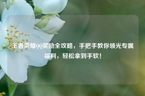 王者荣耀QQ奖励全攻略，手把手教你领光专属福利，轻松拿到手软！
