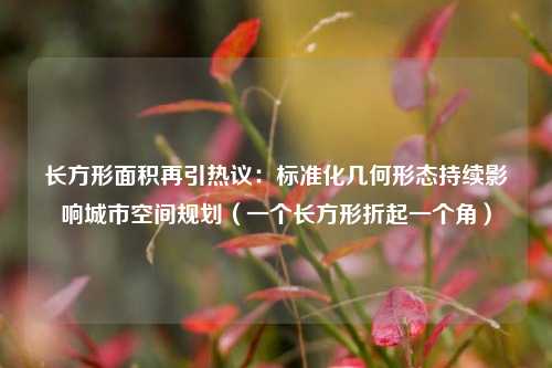 长方形面积再引热议：标准化几何形态持续影响城市空间规划（一个长方形折起一个角）