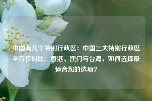 中国有几个特别行政区：中国三大特别行政区全方位对比：香港、澳门与台湾，如何选择最适合您的选项？