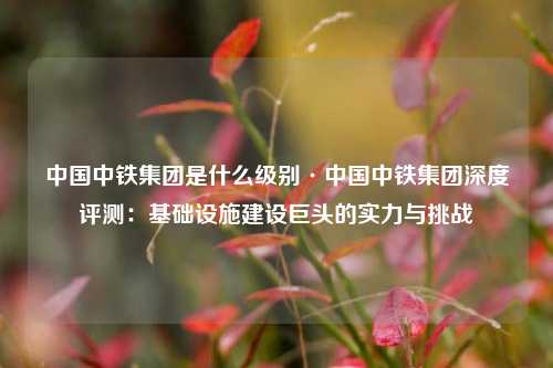 中国中铁集团是什么级别·中国中铁集团深度评测：基础设施建设巨头的实力与挑战